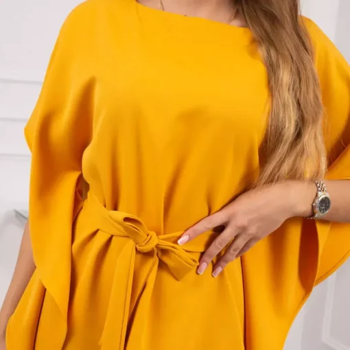 JEANS Minimekot>Kesi Batwing minimekko mustard