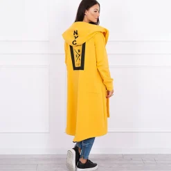 JEANS Takit | Plus!>Kesi Believe trikootakki hupulla mustard