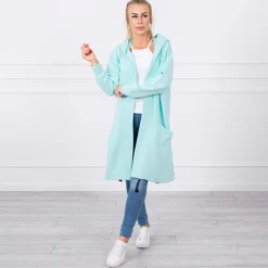 JEANS Takit | Plus!>Kesi Believe trikootakki hupulla aqua