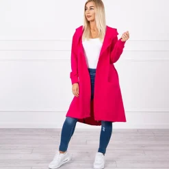 JEANS Takit | Plus!></noscript>Kesi Believe trikootakki hupulla fuksia
