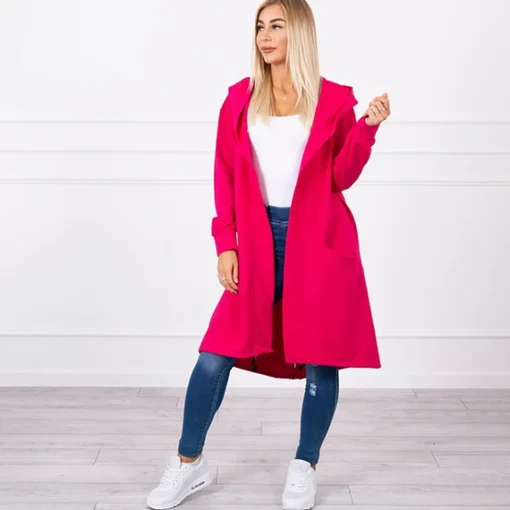 JEANS Takit | Plus!>Kesi Believe trikootakki hupulla fuksia
