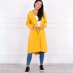JEANS Takit | Plus!></noscript>Kesi Believe trikootakki hupulla mustard