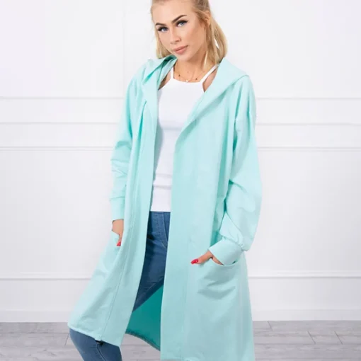 JEANS Takit | Plus!>Kesi Believe trikootakki hupulla aqua