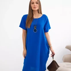 JEANS Minimekot>Kesi Bonita taskumekko korulla sininen