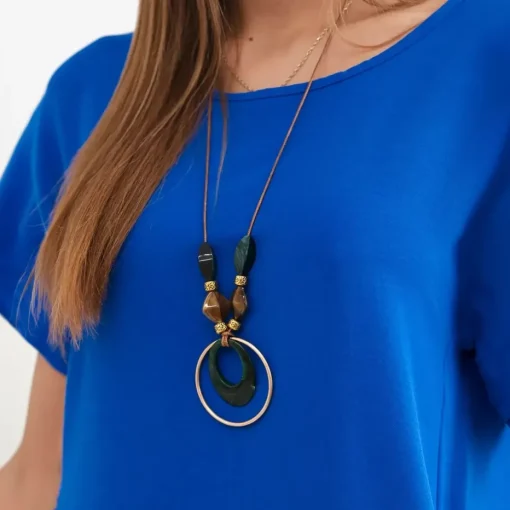 JEANS Minimekot>Kesi Bonita taskumekko korulla sininen