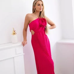 JEANS Midimekot>Kesi Carlie juhlamekko fuksia