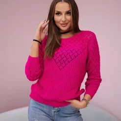 JEANS Neuleet>Kesi Decorative neulepaita fuksia