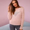 JEANS Neuleet>Kesi Decorative neulepaita roosa
