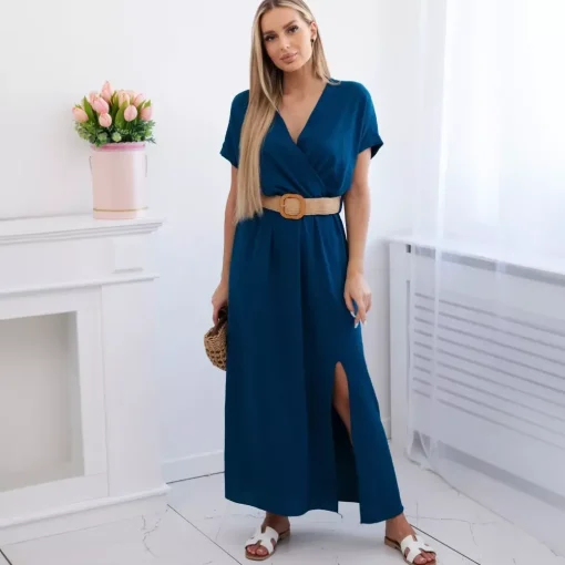 JEANS Maksimekot>Kesi Deena mekko vyöllä mariini
