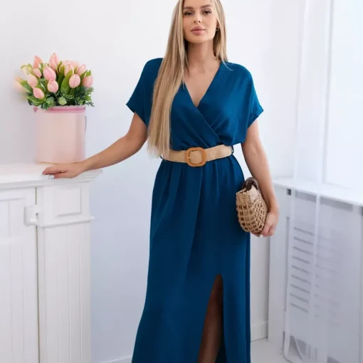 JEANS Maksimekot>Kesi Deena mekko vyöllä mariini
