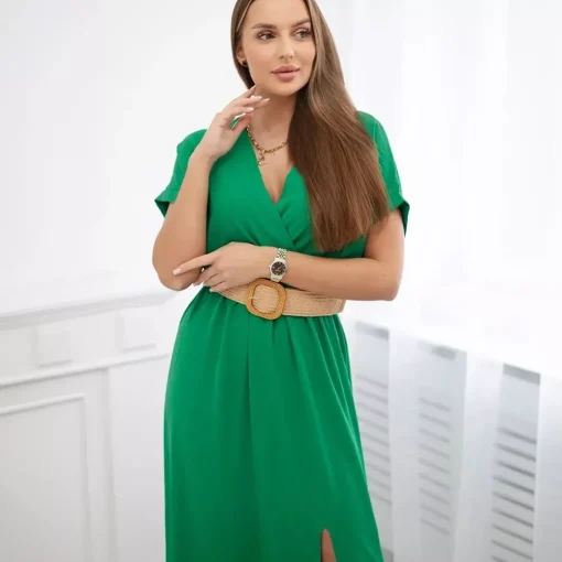JEANS Maksimekot>Kesi Deena mekko vyöllä vihreä