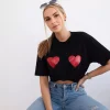 JEANS Lyhythihaiset Paidat Ja Topit>Kesi Emilie t-paita musta