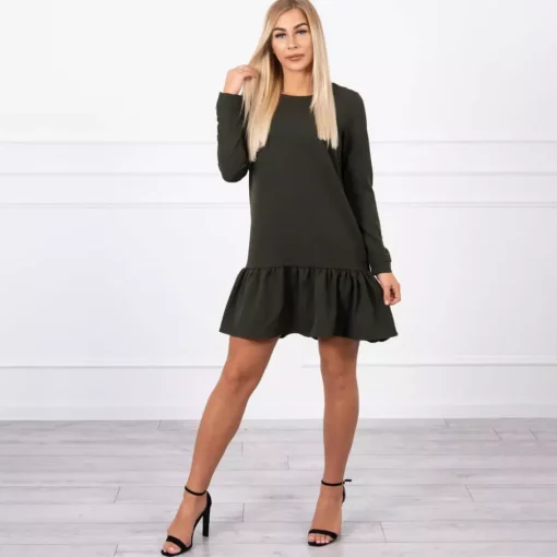 JEANS Minimekot>Kesi Flounce minimekko khaki