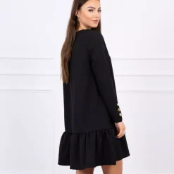 JEANS Minimekot></noscript>Kesi Flounce minimekko musta
