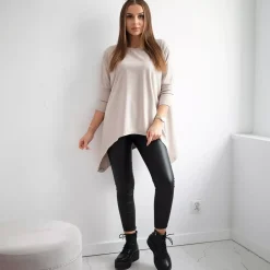 JEANS Tunikat>Kesi Ida epäsymmetrinen tunika vaalea beige