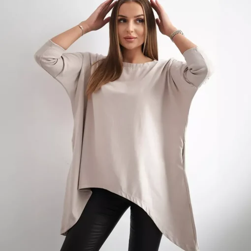 JEANS Tunikat>Kesi Ida epäsymmetrinen tunika vaalea beige