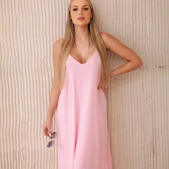 JEANS Midimekot | Minimekot>Kesi Joanna puuvillamekko baby pink