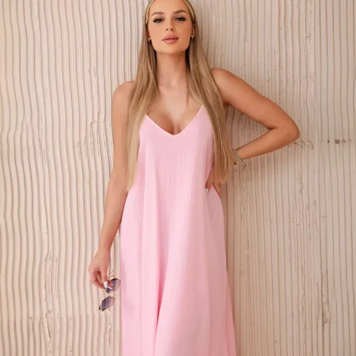 JEANS Midimekot | Minimekot>Kesi Joanna puuvillamekko baby pink