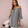 JEANS Lyhythihaiset Paidat Ja Topit>Kesi Kiira Spanish paita harmaa