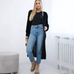 JEANS Neuleet>Kesi Laura neuletakki taskuilla musta