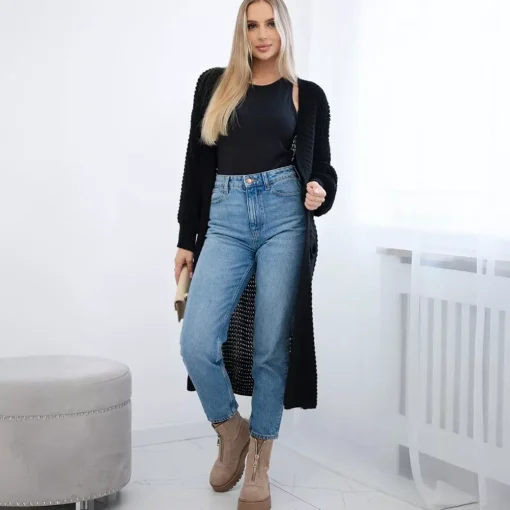 JEANS Neuleet>Kesi Laura neuletakki taskuilla musta