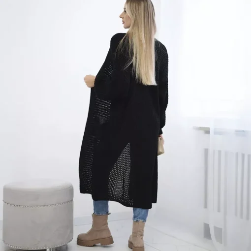 JEANS Neuleet>Kesi Laura neuletakki taskuilla musta