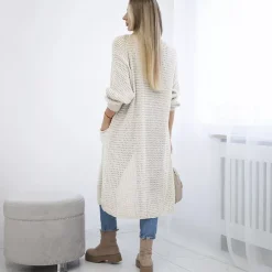 JEANS Neuleet></noscript>Kesi Laura neuletakki taskuilla vaalea beige