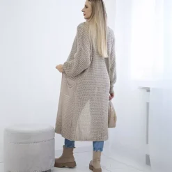 JEANS Neuleet></noscript>Kesi Laura neuletakki taskuilla vaaleanruskea