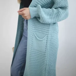 JEANS Neuleet></noscript>Kesi Laura neuletakki taskuilla aqua