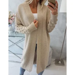 JEANS Neuleet | Plus!></noscript>Kesi Longy neuletakki vaalea beige