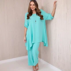 JEANS Tunikat | Housut>Kesi Lynne tunika ja housut - setti aqua
