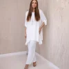 JEANS Tunikat | Housut>Kesi Lynne tunika ja housut - setti valkoinen