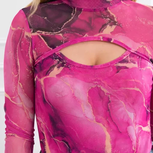 JEANS Pitkähihaiset Paidat>Kesi Marble body fuksia