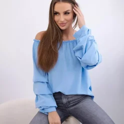 JEANS Pitkähihaiset Paidat>Kesi Miami Spanish paita baby blue