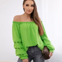 JEANS Pitkähihaiset Paidat>Kesi Miami Spanish paita v.vihreä
