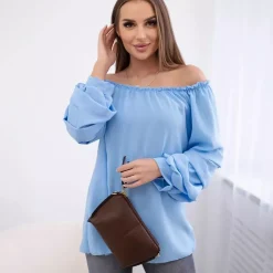 JEANS Pitkähihaiset Paidat>Kesi Miami Spanish paita baby blue