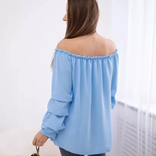 JEANS Pitkähihaiset Paidat>Kesi Miami Spanish paita baby blue