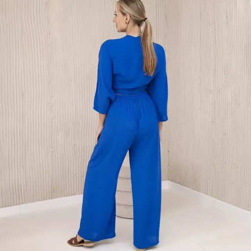 JEANS Lyhythihaiset Paidat Ja Topit | Housut>Kesi Minnie paita ja housut - setti sininen