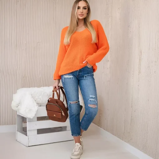 JEANS Neuleet>Kesi Nette neulepaita oranssi