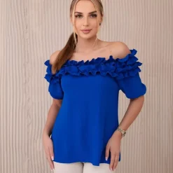 JEANS Lyhythihaiset Paidat Ja Topit>Kesi Nicole Spanish paita sininen