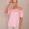 JEANS Lyhythihaiset Paidat Ja Topit>Kesi Nicole Spanish paita koralli