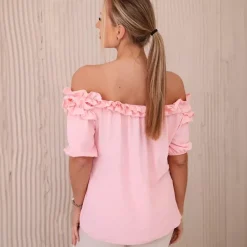 JEANS Lyhythihaiset Paidat Ja Topit></noscript>Kesi Nicole Spanish paita koralli