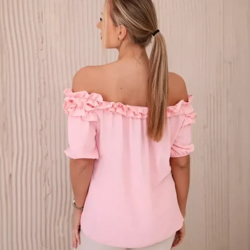 JEANS Lyhythihaiset Paidat Ja Topit>Kesi Nicole Spanish paita koralli