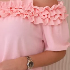 JEANS Lyhythihaiset Paidat Ja Topit></noscript>Kesi Nicole Spanish paita koralli
