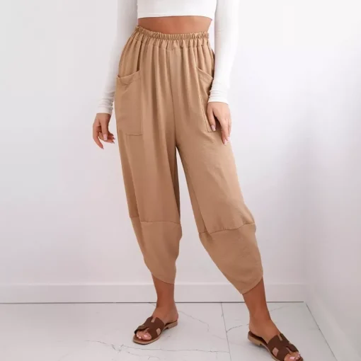 JEANS Housut>Kesi Nikki haaremihousut kameli