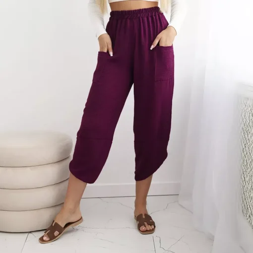 JEANS Housut>Kesi Nikki haaremihousut luumu