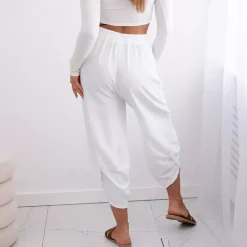 JEANS Housut>Kesi Nikki haaremihousut valkoinen