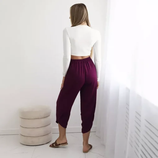 JEANS Housut>Kesi Nikki haaremihousut luumu