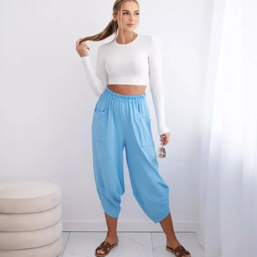 JEANS Housut>Kesi Nikki haaremihousut v.sininen