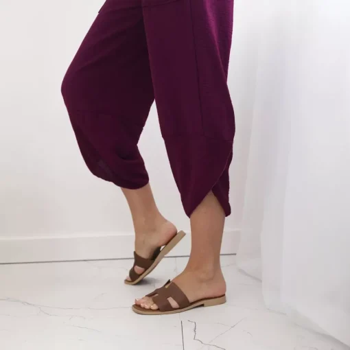 JEANS Housut>Kesi Nikki haaremihousut luumu